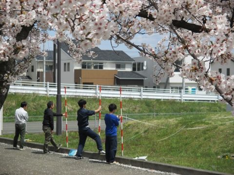 測量実習の様子01