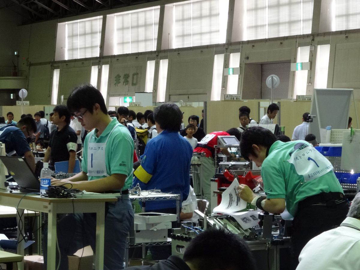 メカトロニクス職種角館選手・西野選手