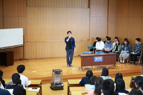 学生会会長からの挨拶