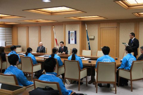 岩手県知事表敬訪問