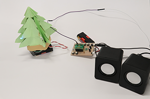 電子技術科のものづくり教室様子