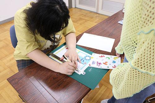 産業デザイン科のものづくり教室様子